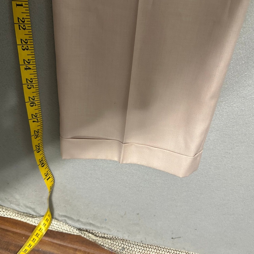 Lauren Ralph Lauren Edgewood Ultraflex Double-Pleated Pink‎ Dress Pant - Picture 5 of 5